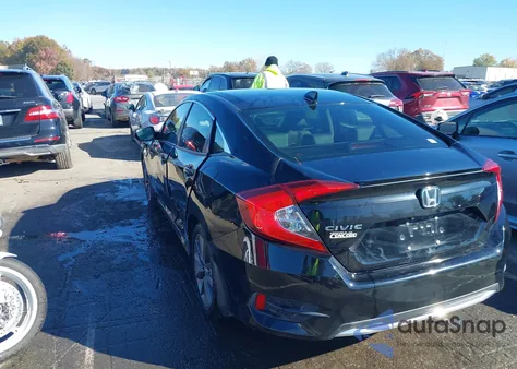 2019 Honda Civic Ex from USA, damaged, VIN JHMFC1F35KX010136